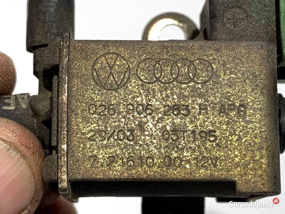 ZAWÓR PODCIŚNIENIA AUDI A4 B6 24 170 026906283H