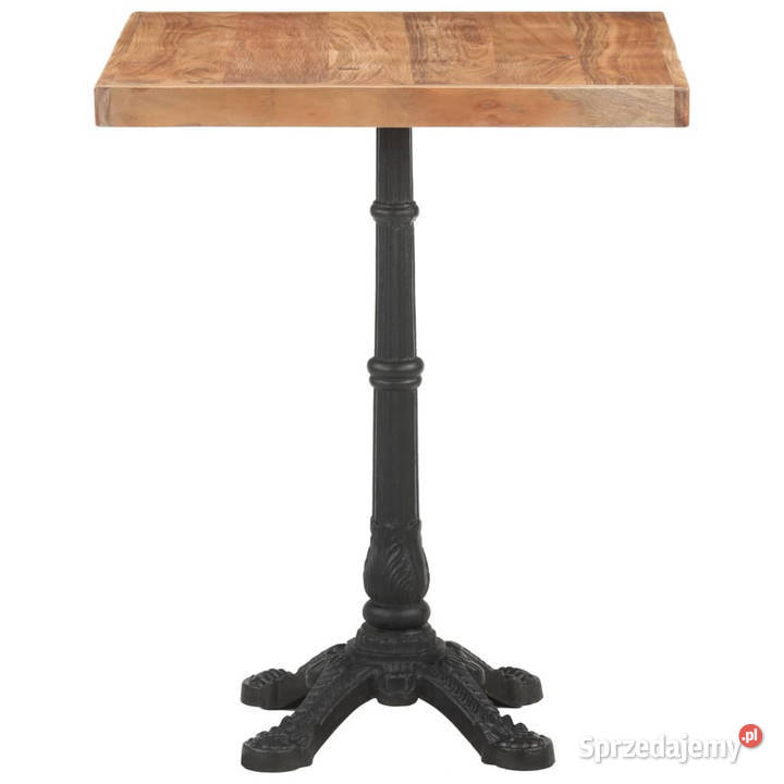 Stolik bistro 60x60x76 lite drewno akacjowe