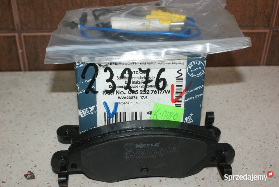 GDB1447 TRW KLOCKI HAMULC CITROEN C5 18 16V 01 osobowe Pozostałe