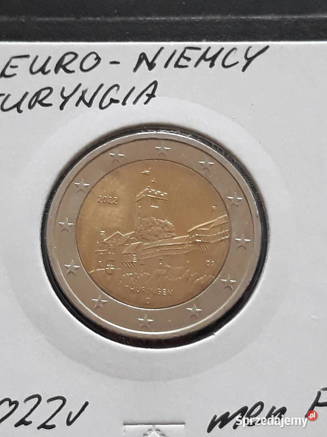 2 Euro Niemcy Turyngia 2022 r men F Konin