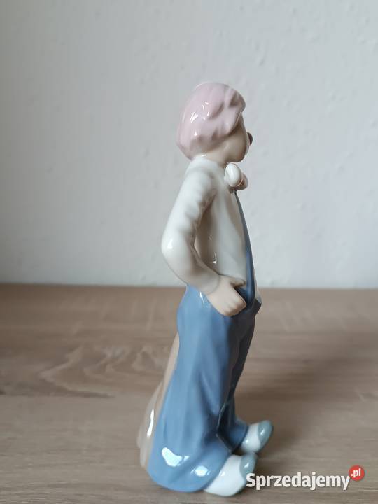 Figurka klauna sygnowana Porcelana i szkło Gorlice sprzedam