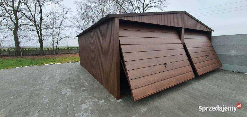 Garaże blaszane na każdy wymiar profil zamknięty Gdańsk