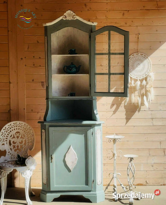 Romantyczna witryna narożna shabby chic do Jelcz-Laskowice