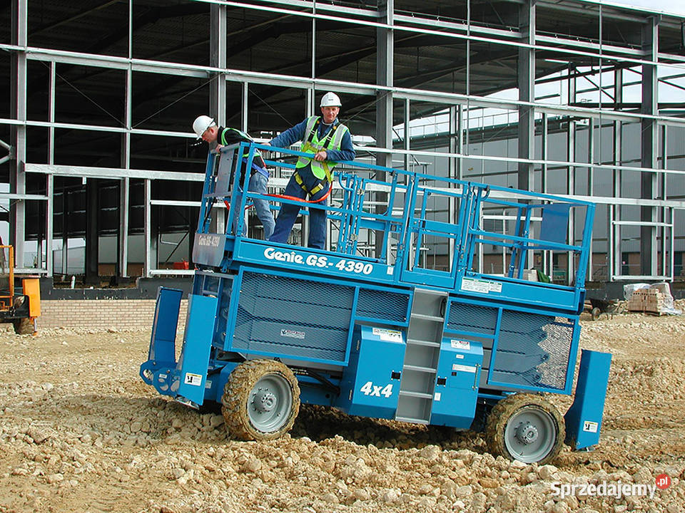 Zwyżka Terenowa Spalinowa 4x4 Genie GS 4390 RT pełny VAT Katowice