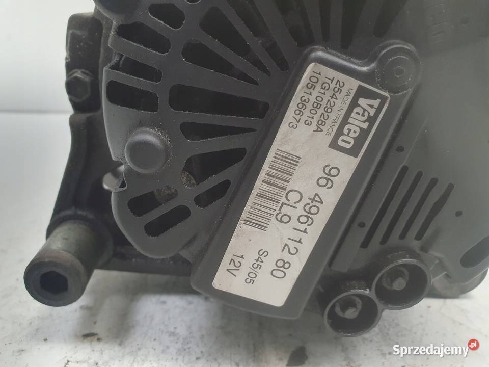 ALTERNATOR Peugeot Boxer 20 HDI 9649611280 valeo Układ elektryczny, zapłon