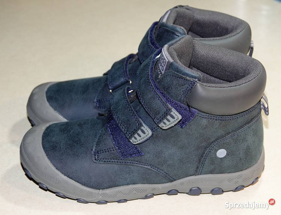 Buty chłopca jesiennozimowe kostkę 35 niebieskie chłopiec Trzewiki i półbuty Gdynia