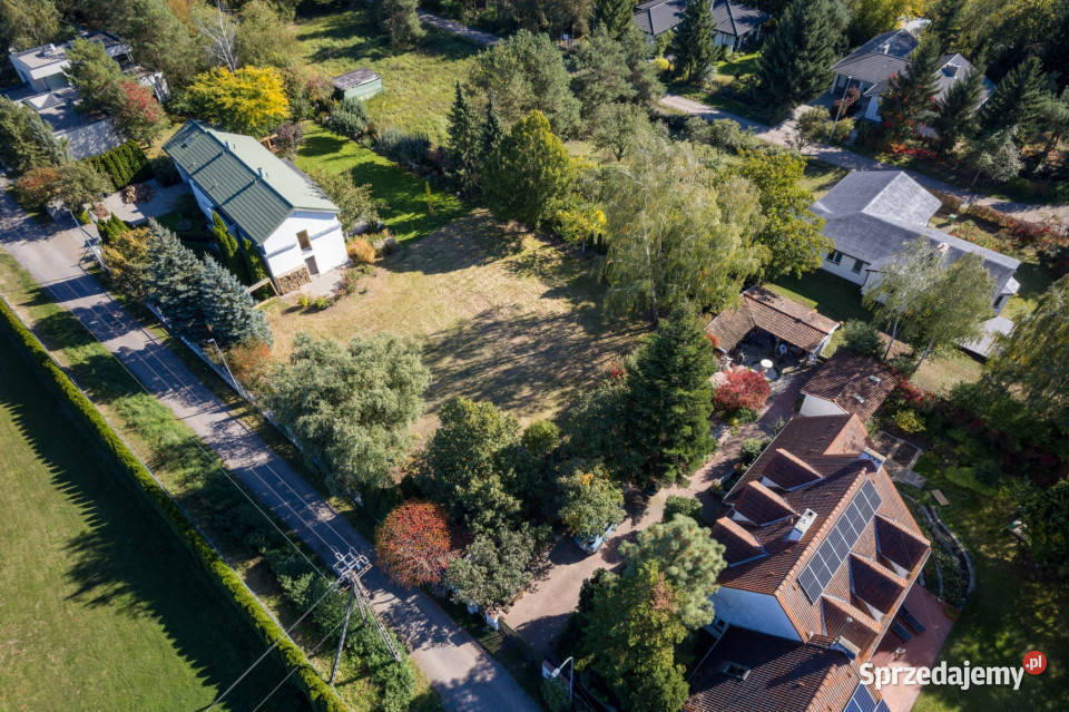 Działka budowlana 1200 m2 w zielonej Parcela-Obory