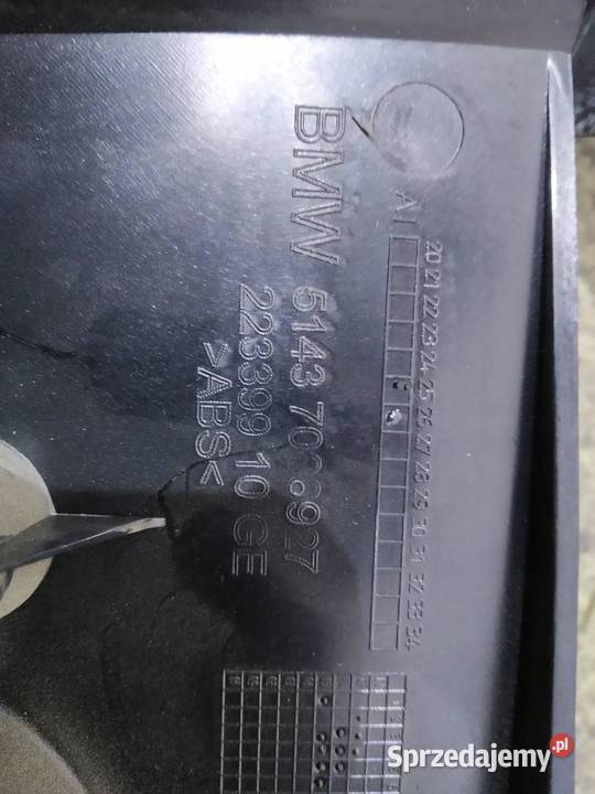 OSŁONA PROGU LEWA PRAWA KOMPLET E63 Bmw Seria 6