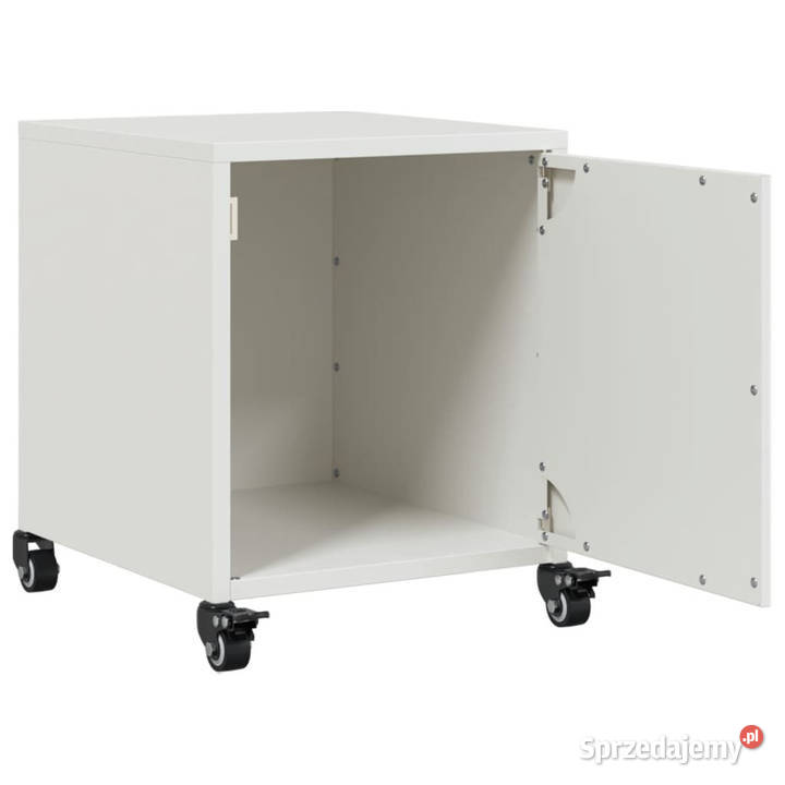 Szafka nocna biała 36x39x435 stal WM846624 mazowieckie Warszawa