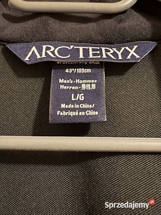 Arcteryx Gamma LT kurtka softshell męska czarna Rozmiar L Kurtki i płaszcze wielkopolskie Wilczyn