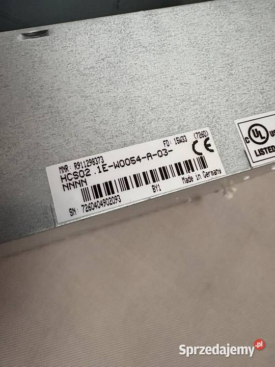 Bosch Rexroth HCS021E W0054 A 03 NNNN R911298373