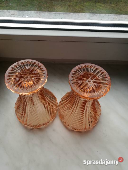 Wazoniki Ząbkowice różowe Porcelana i szkło zachodniopomorskie sprzedam