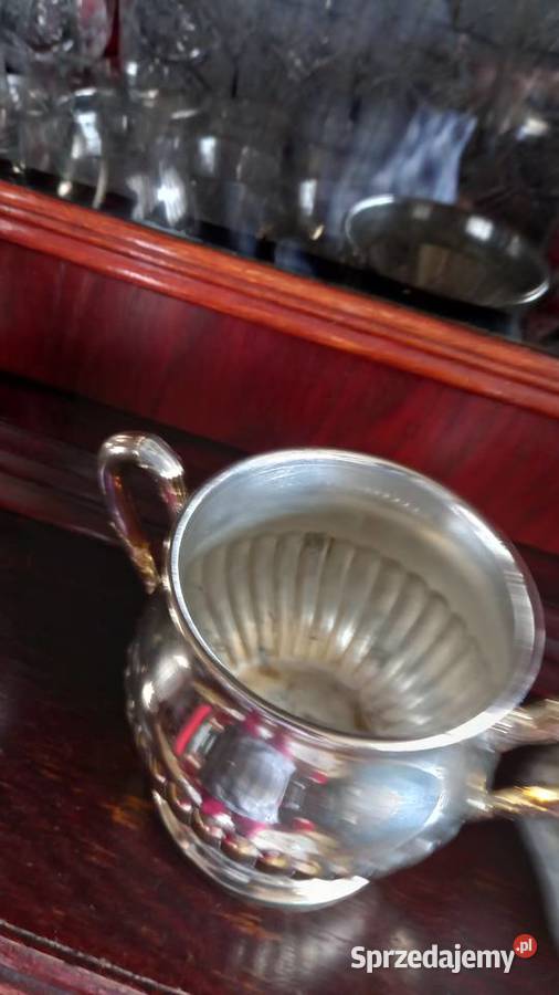 Komplet srebrzony Warszawa