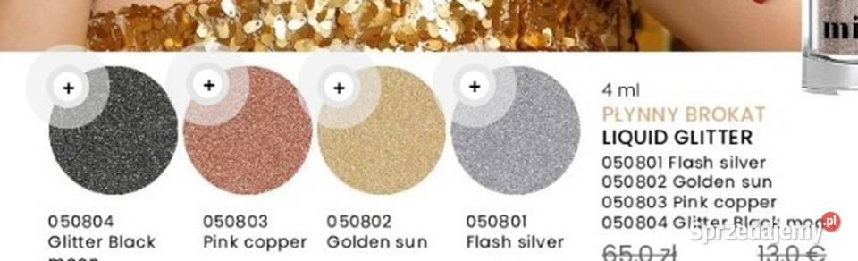 Płynny brokat do oczu twarzy i ciała Make up Hajnówka sprzedam