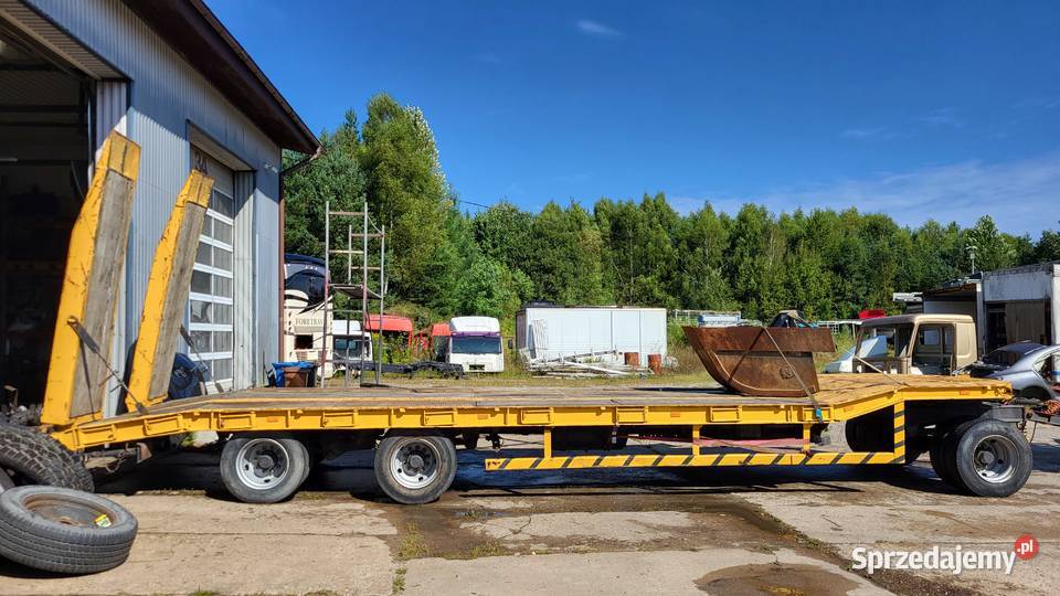BLUMHARDT Bauma przyczepa niskopodwoziowa 3 niskopodłogowe Sierakowice sprzedam
