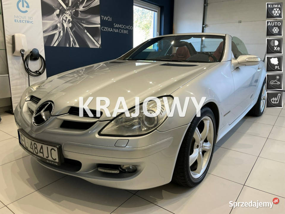 Mercedes SLK 200 Mercedes SLK 200 Kompressor 163KM SalonPL! R171 (2004-201…