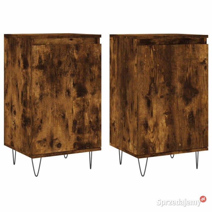 Szafki 2 przydymiony dąb 40x35x70 WM831063 Warszawa sprzedam