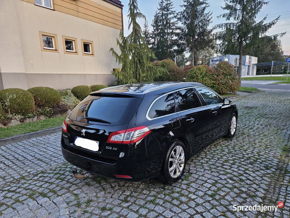 Peugeot 508 2013r 20Hdi Navi Panorama Head UP czarny Ryglice