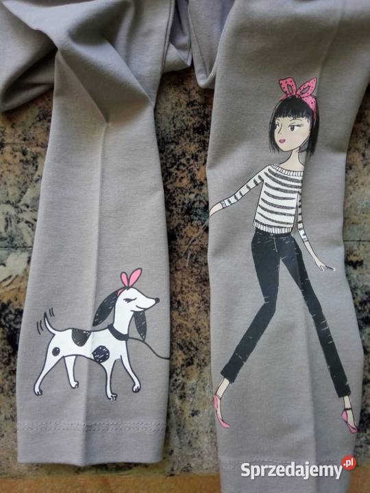 Legginsy długie dziewczęce r 128 zachodniopomorskie Koszalin sprzedam