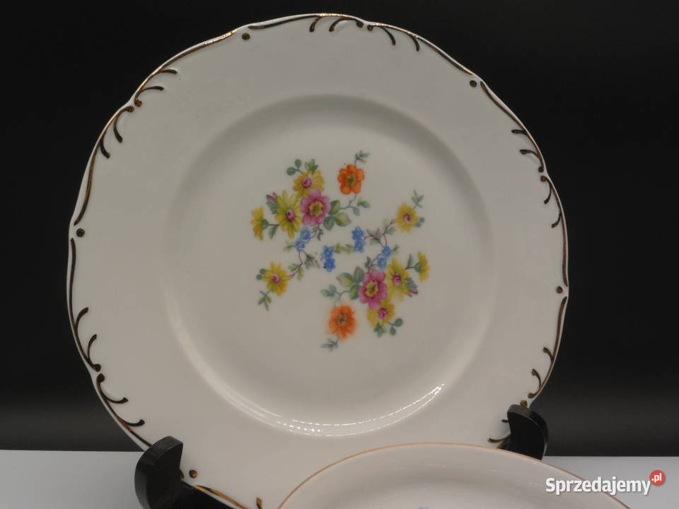 TRIO Von Schierholz PLAUE Luksusowa Porcelana z Raszków