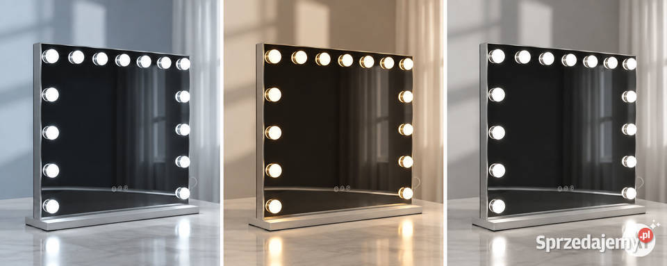Lustro do makijażu LED 57x46 kosmetyczne opolskie