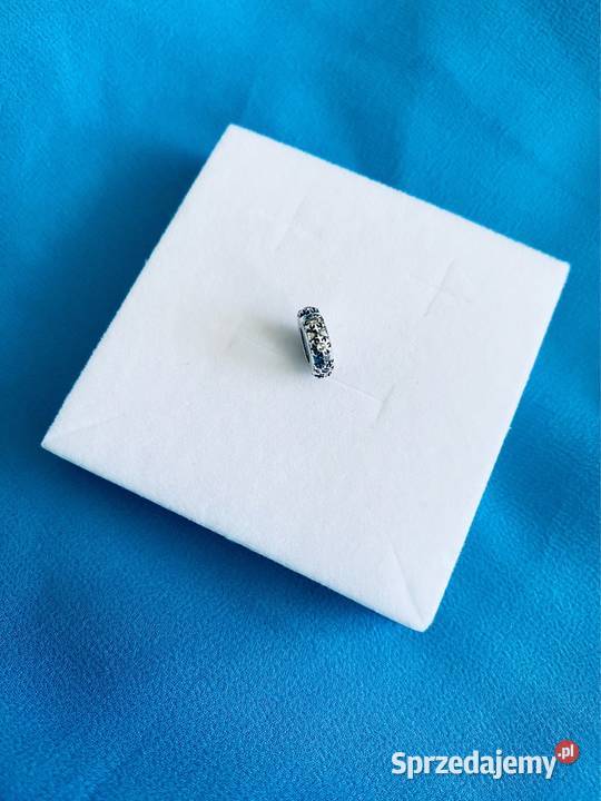 nowy unikatowy stoper zawieszka charm beads srebro