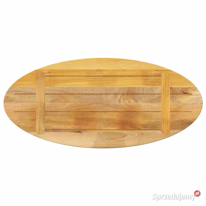Blat stołu 80x40x38 owalny lite drewno mango Warszawa
