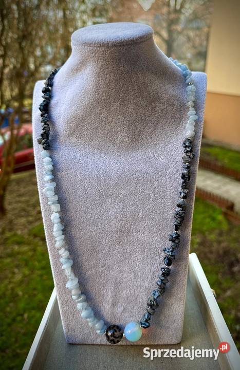 Naszyjnik Śnieżna Symfonia Naszyjniki sprzedam