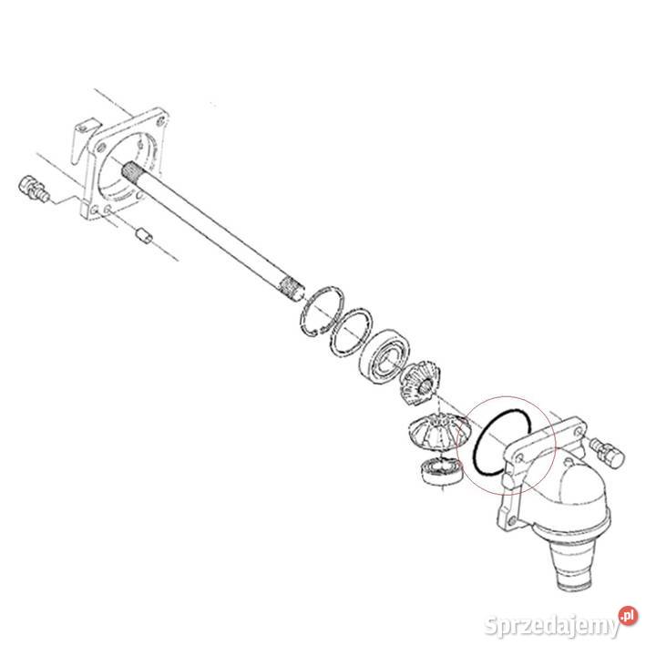 ORing przedniej osi 310 x 104 mm Kubota Tajęcina sprzedam