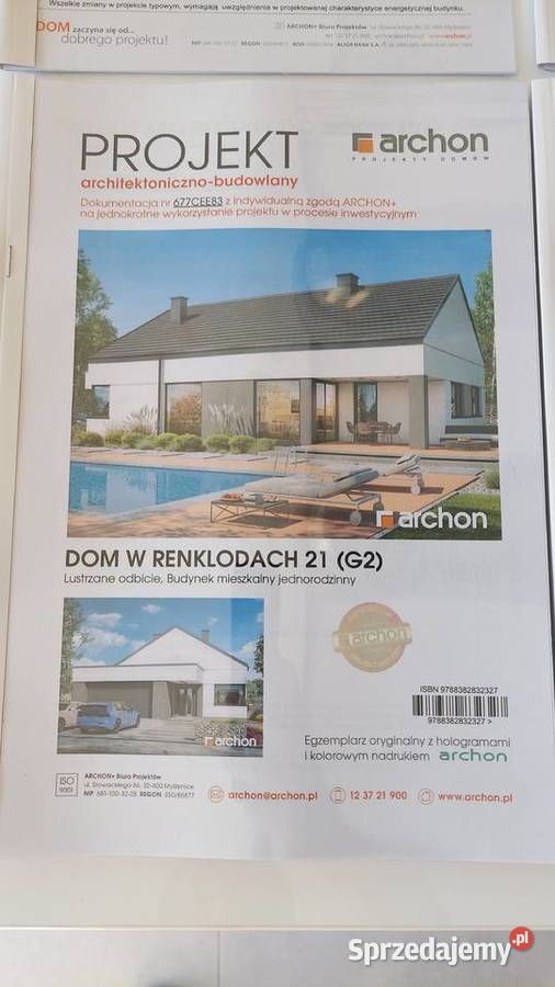 Projekt dom w renklodach 21 G2 ARCHON śląskie Tychy