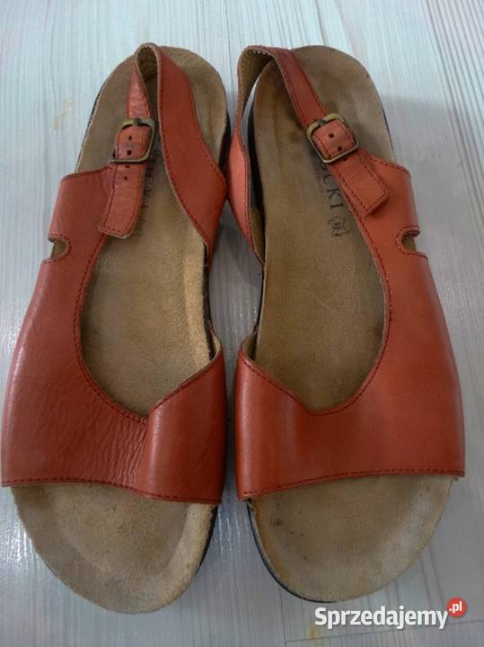 Buty Sandały Skórzane Skóra Naturalna Barefoot Sandały i klapki
