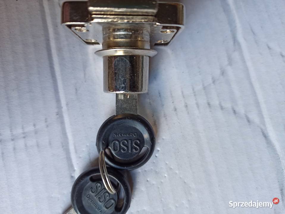 Zamek meblowy CLX850 SISO DENMARK kwadratowy Akcesoria meblowe Tuczępy sprzedam