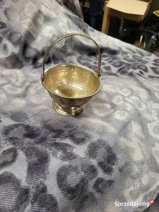 Naczynia świeczniki mosiężne i miedziane stare Częstochowa