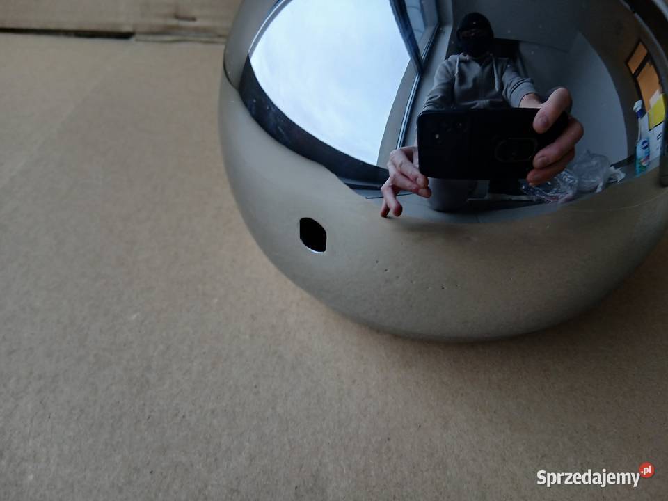 Klosz do lampy KULKA KULA metalowa CHROM 150mm mazowieckie Warszawa