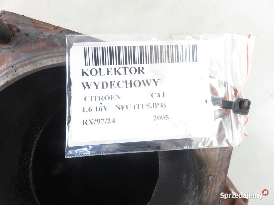 KOLEKTOR WYDECHOWY CITROEN C4 I 16 16V