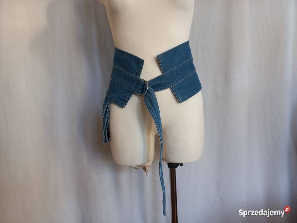 PASek jeans KIESZONKA niebieski Zara damski NOWE Dla kobiet Białystok
