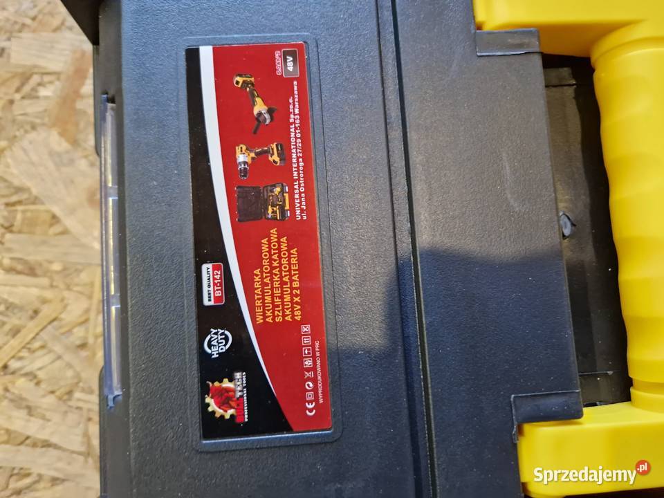 ZESTAW NARZĘDZI AKUMULATOROWYCH WKRĘTARKA Głogowa