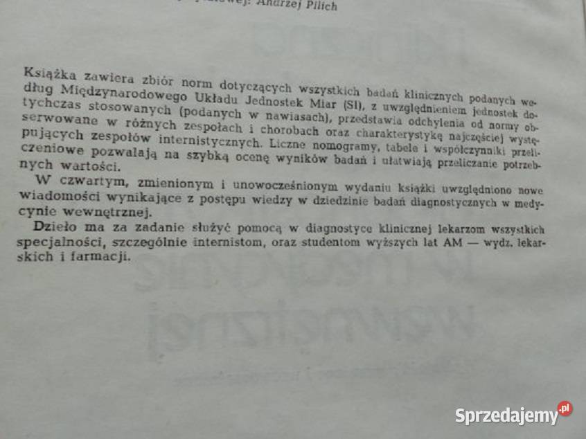 Normy i kliniczna interpretacja badań medycyna, nauki medyczne Łódź