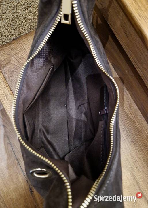 Torebka Vera Pelle 100 skóra naturalna czekolada Września