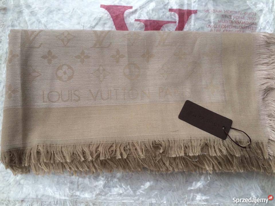 SZAL chusta LV LOUIS Vuitton kolory kaszmir Katowice