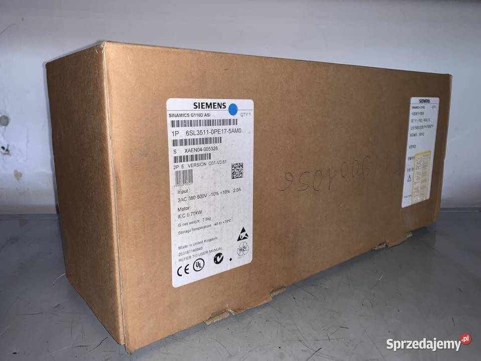 Siemens Sinamics G110D ASi 6SL35110PE175AM0 Warszawa