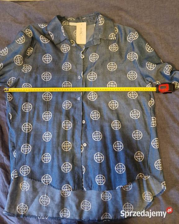 Damska KOSZULA jakby jeansowa z haftem XXL nowa lubelskie sprzedam