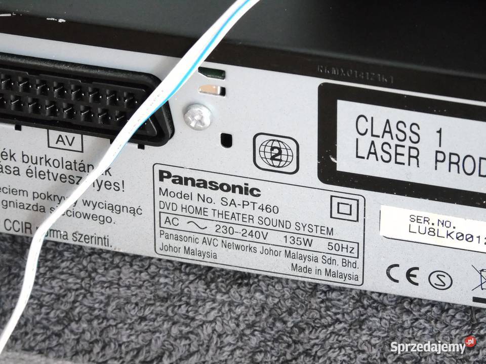 Amplituner Panasonic pilot USB mp3 CD RDS kol Jasło