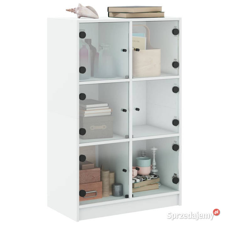 Szafka z drzwiczkami biała 68x37x109 WM3295850