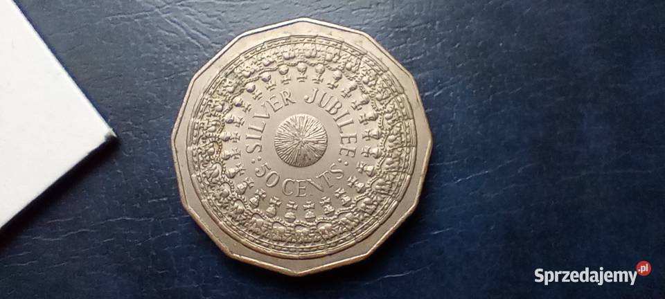 stare monety 50 cent 1977 Australia Lesko