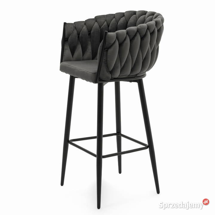 Szary Hoker Tapicerowany Latina Wysyłka 24H Tarchały Małe