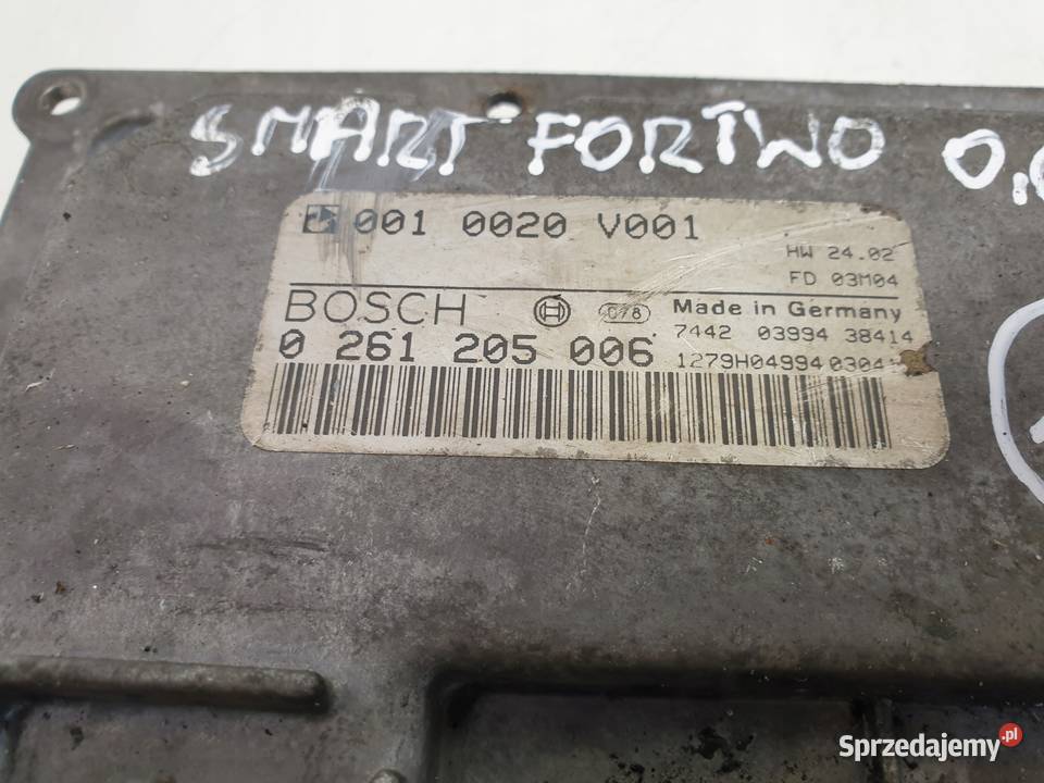 Smart ForTwo 06 T turbo STEROWNIK SILNIKA Chełm
