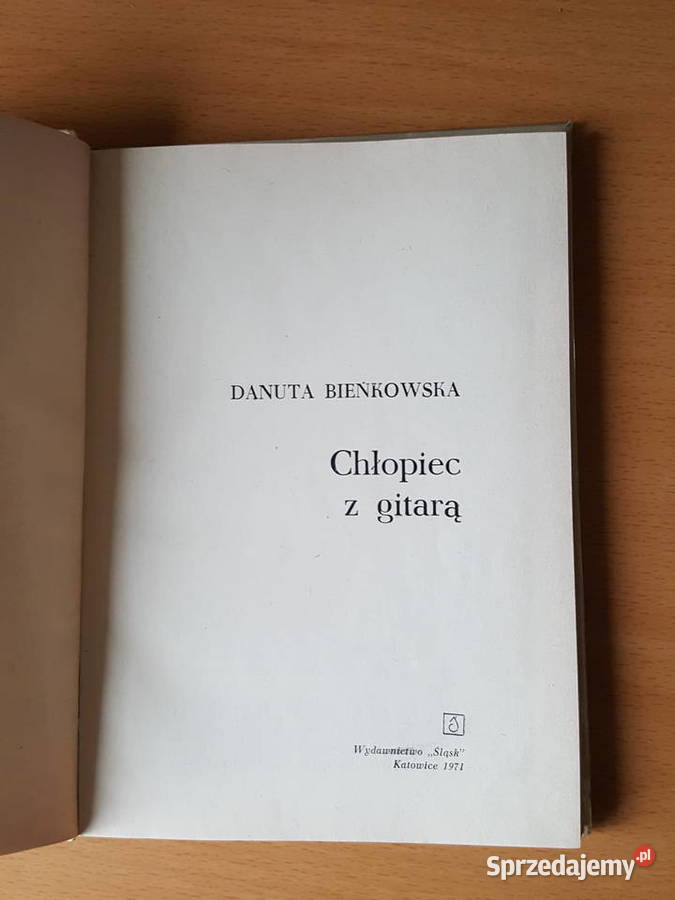 KSIĄŻKA młodzieży Chłopiec z gitarą Danuta Złotniki