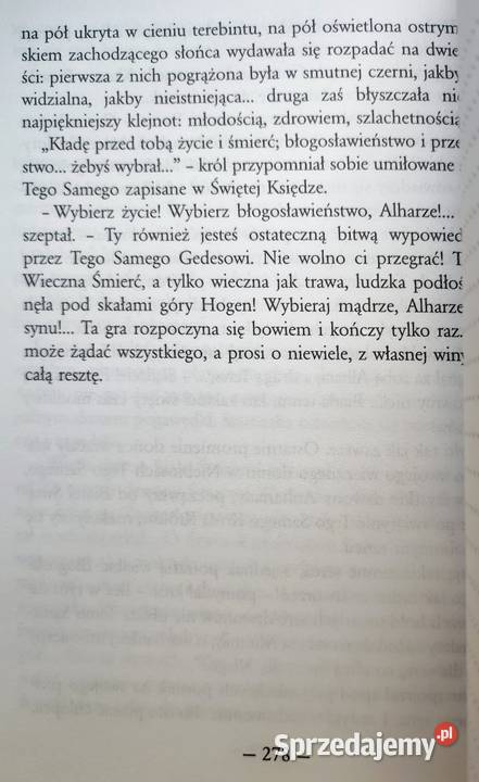 Książka Alhar syn Anhara powieść antymagiczna 2 Książki dla dzieci Białystok
