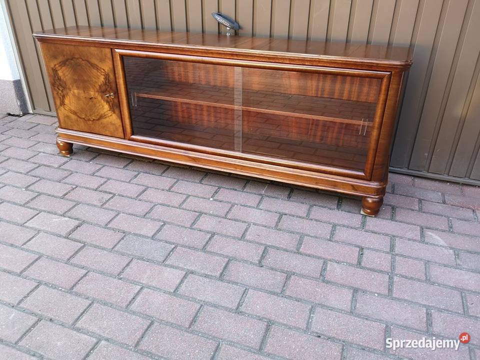 Komoda ARTDECO RTV Niska Orzech 156 Zgrabna Swarzędz